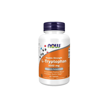 L-Tryptophan, Double Strength 1000 mg 60 Tablets - front